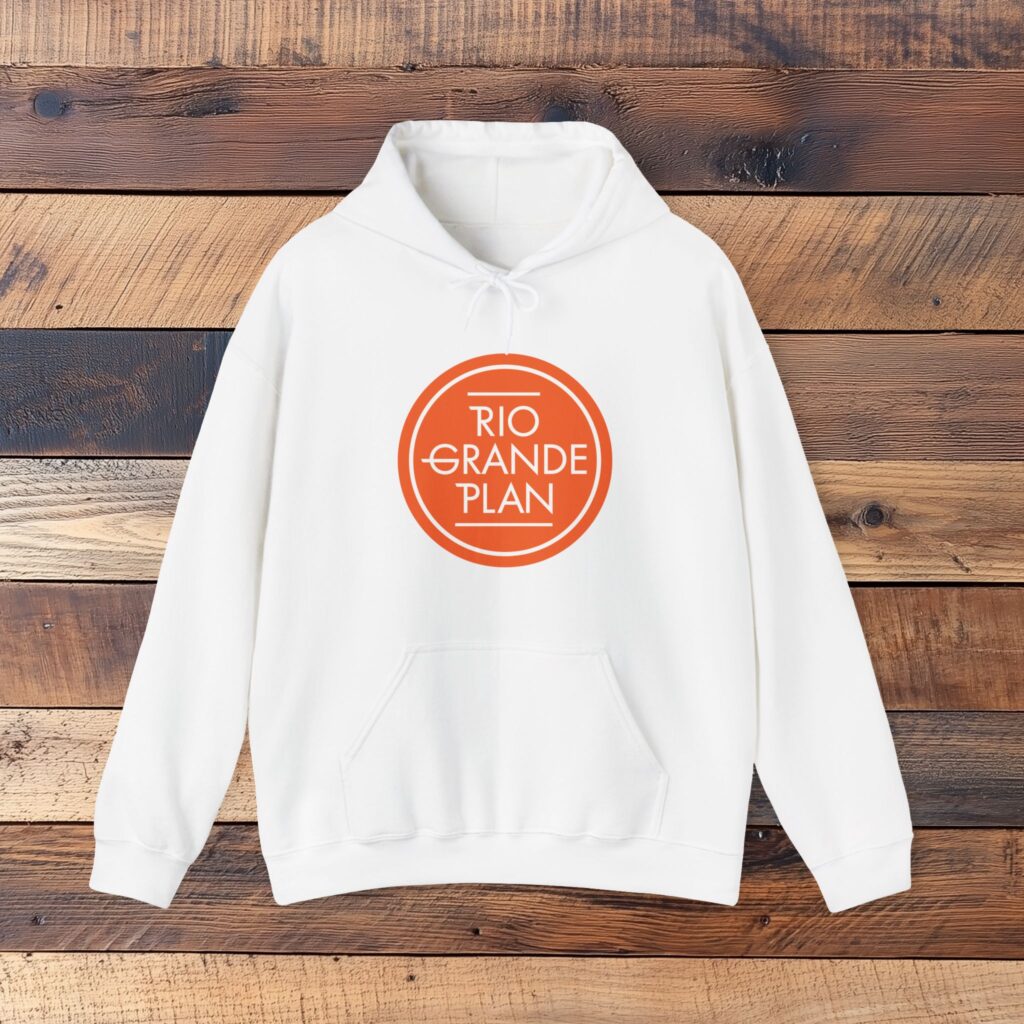 Rio Grande Plan, Modern Button, Unisex Heavy Blend™ Hooded Sweatshirt
