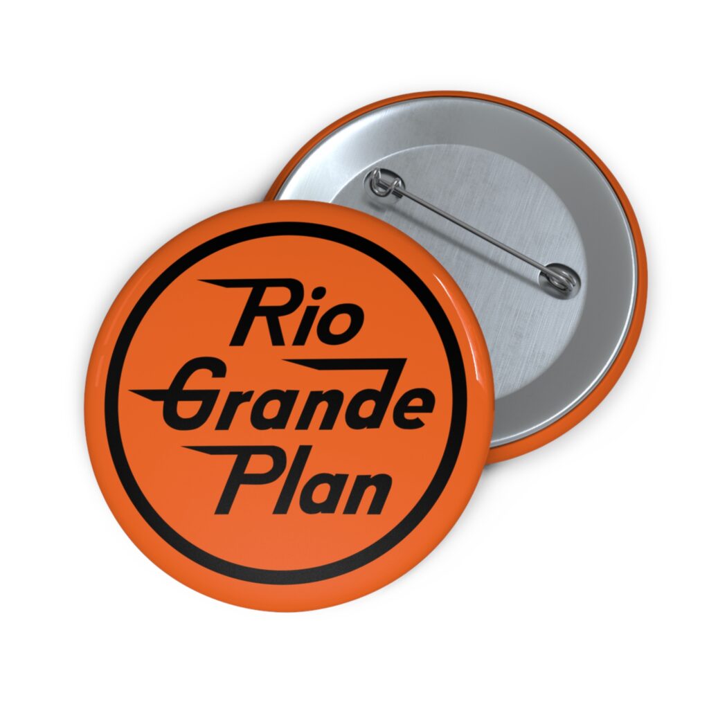 Rio Grande Plan, Classic Type, Orange/Black, Pin Buttons