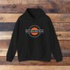 Rio Grande Plan, Modern Round Vintage, Orange, Unisex Heavy Blend™ Hooded Sweatshirt - Image 9