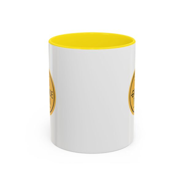Rio Grande Plan, Yellow Button, Modern, Accent Coffee Mug (11, 15oz) - Image 9