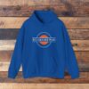 Rio Grande Plan, Modern Round Vintage, Orange, Unisex Heavy Blend™ Hooded Sweatshirt - Image 17