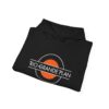 Rio Grande Plan, Modern Round Vintage, Orange, Unisex Heavy Blend™ Hooded Sweatshirt - Image 12