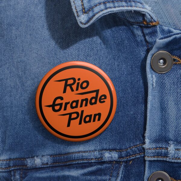 Rio Grande Plan, Classic Type, Orange/Black, Pin Buttons - Image 2