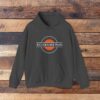 Rio Grande Plan, Modern Round Vintage, Orange, Unisex Heavy Blend™ Hooded Sweatshirt - Image 13