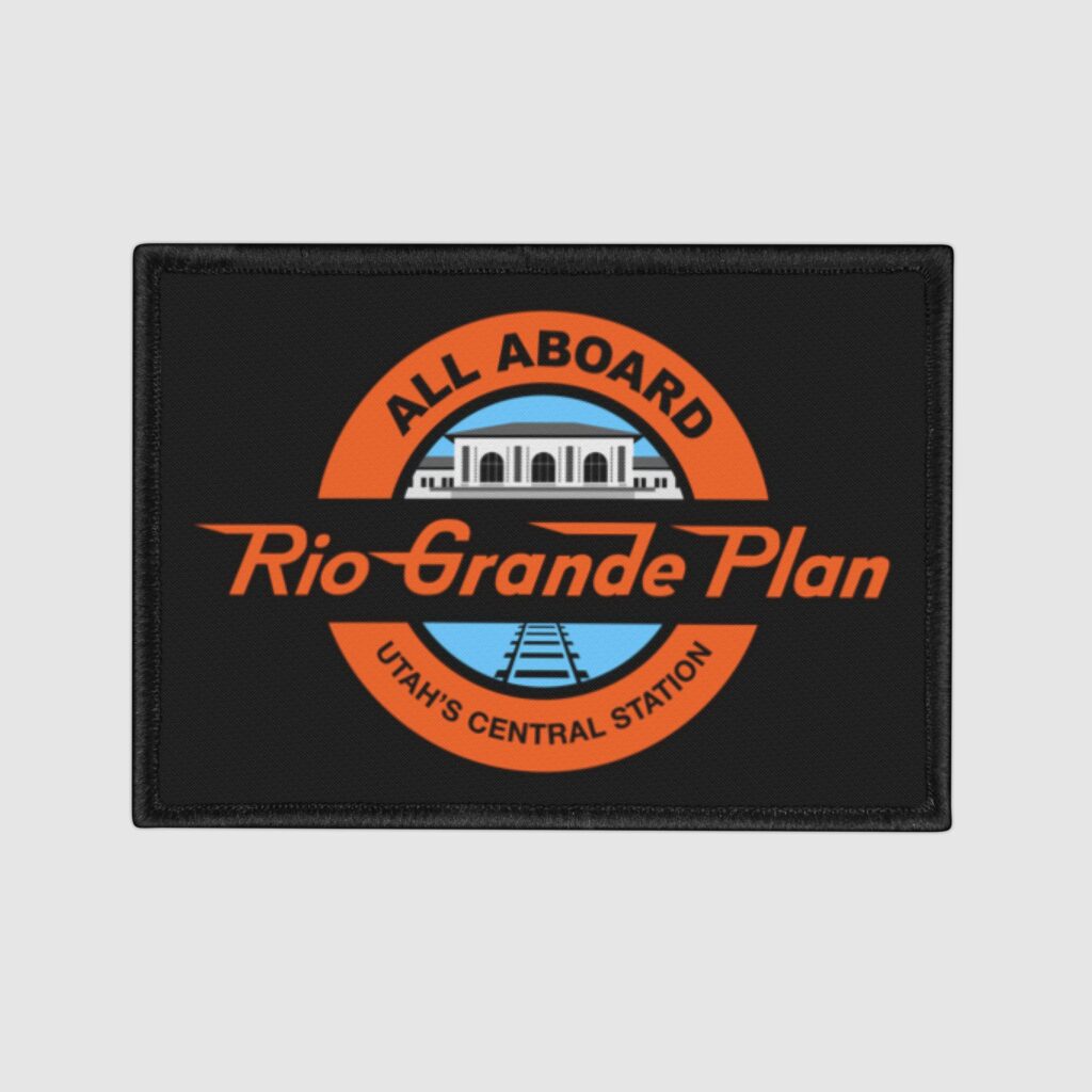Rio Grande Plan, Iron-On Patches, Vintage Revival, Orange