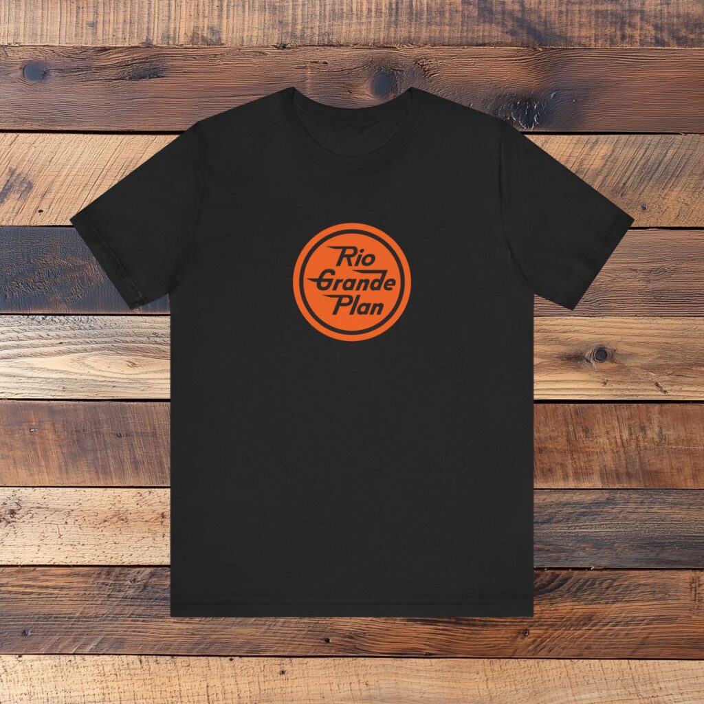 Rio Grande Plan, Unisex Jersey Short Sleeve Tee, Classic Type Button, Orange