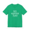 Rio Grande Plan, Unisex Jersey Short Sleeve Tee, Modern, Simple White Text - Image 11