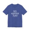 Rio Grande Plan, Unisex Jersey Short Sleeve Tee, Modern, Simple White Text - Image 19