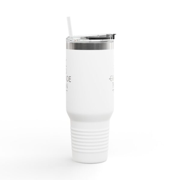 Rio Grande Plan, Insulated Travel Mug, Modern Vertical Primary,  40oz - Image 2
