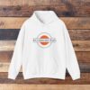 Rio Grande Plan, Modern Round Vintage, Orange, Unisex Heavy Blend™ Hooded Sweatshirt
